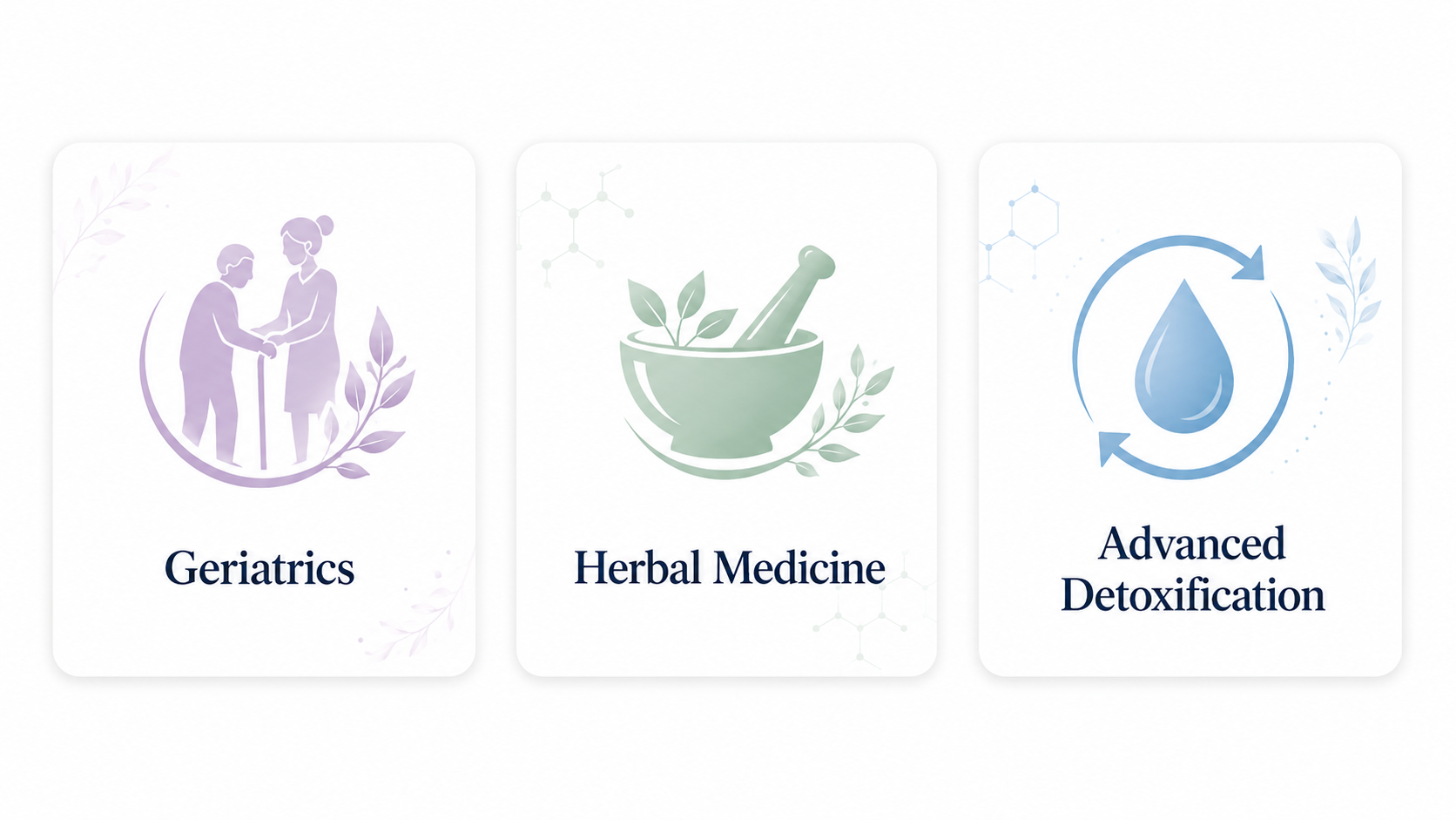 Geriatrics, Herbal Medicine, Advanced Detoxification